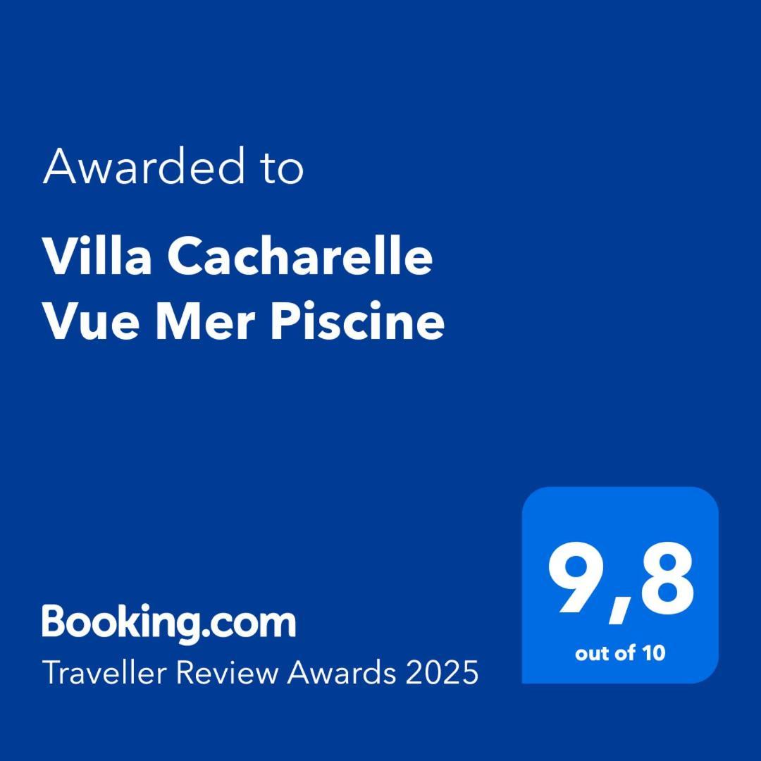 Villa Cacharelle Vue Mer Piscine 滨海卡瓦莱尔 外观 照片