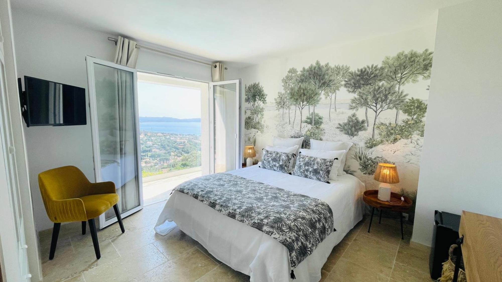 Villa Cacharelle Vue Mer Piscine 滨海卡瓦莱尔 外观 照片