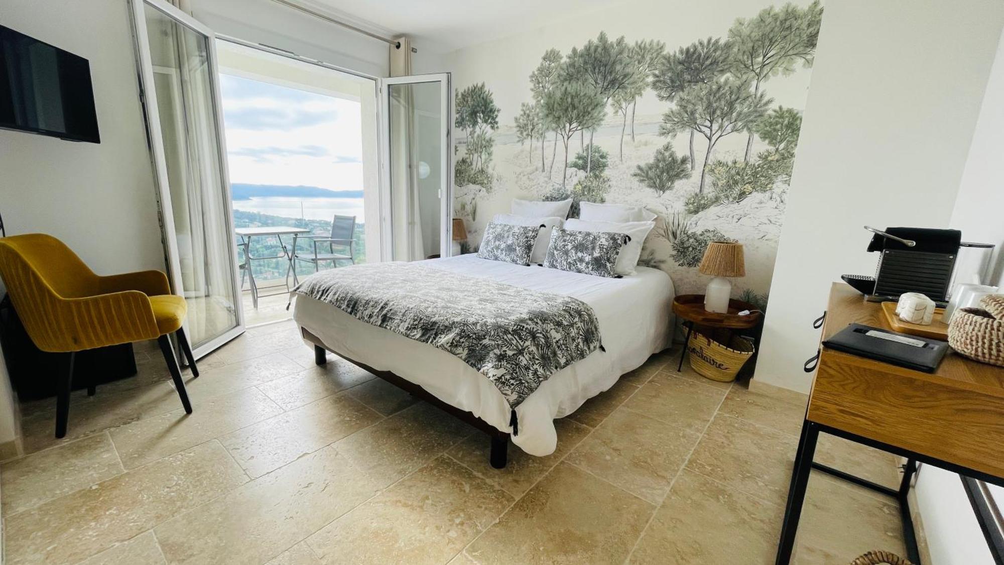 Villa Cacharelle Vue Mer Piscine 滨海卡瓦莱尔 外观 照片